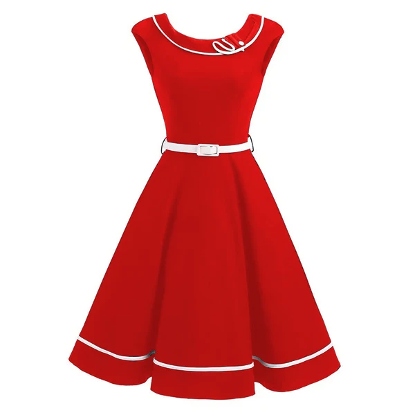 2021 new style Sleeveless Casual Midi Vintage Retro Rockabilly Soild Dress in Autumn
2021 new style Sleeveless Casual Midi Vintage Retro Rockabilly Soild Dress in Autumn