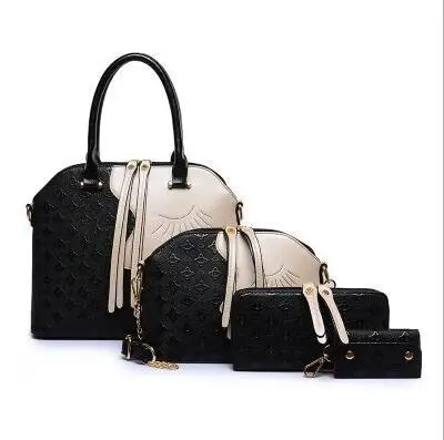 BSCI Professional manufactory 4pcs set bags woman bags shoulder leather with CE certificate, Customizable
BSCI Professional manufactory 4pcs set bags woman bags shoulder leather with CE certificate, Customizable