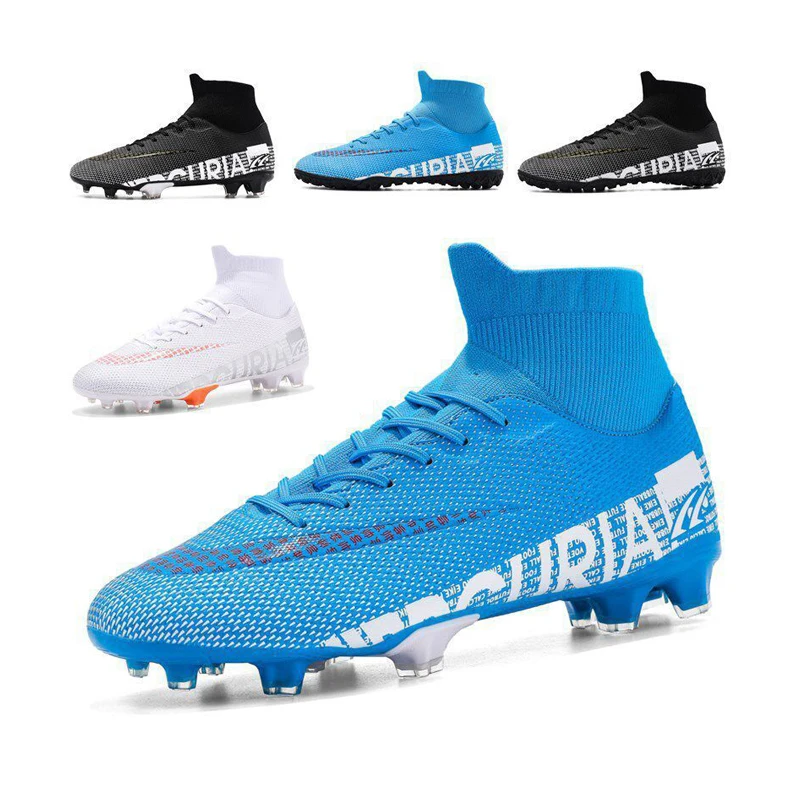 2022 High-top Men's Football Shoes Youth Training Student Foot Boots Sports Soccer Shoes
2022 High-top Men's Football Shoes Youth Training Student Foot Boots Sports Soccer Shoes