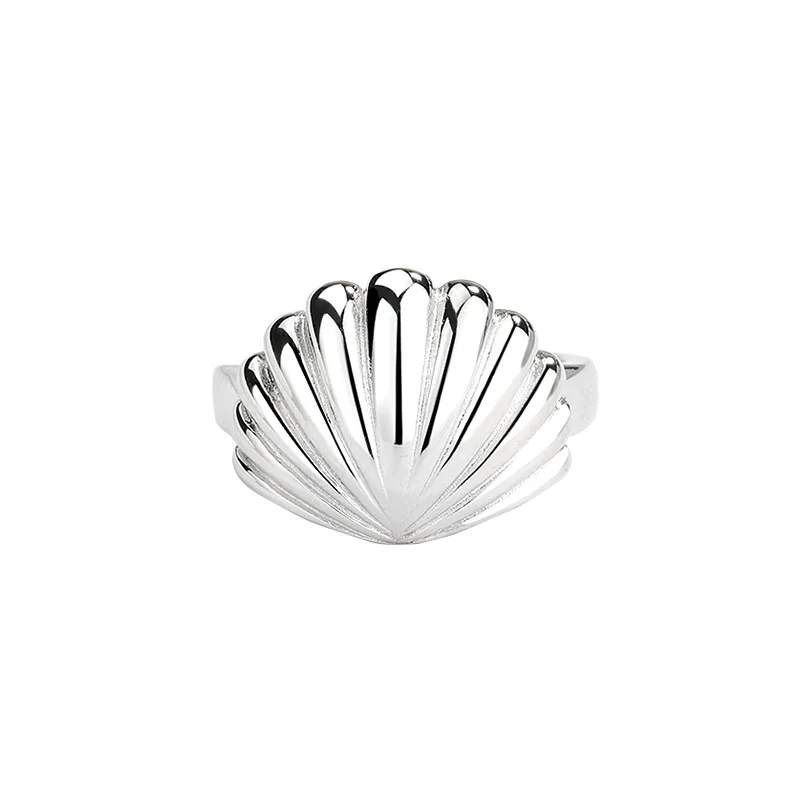 VIANRLA 925 Sterling Silver Shell Shape Rings Rhodium Plated Ring Minimalism Adjustable For Women Jewelry
VIANRLA 925 Sterling Silver Shell Shape Rings Rhodium Plated Ring Minimalism Adjustable For Women Jewelry