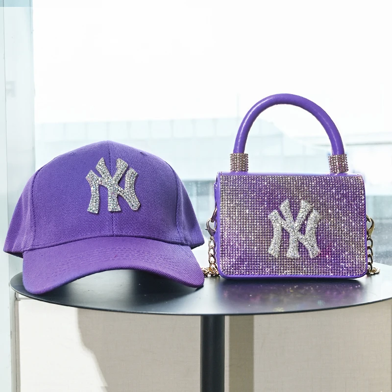 2021 Desigenr Brand Luxury Bling Ny Purse And Matching Hats Ny Hat And Purse Set, Customizable
2021 Desigenr Brand Luxury Bling Ny Purse And Matching Hats Ny Hat And Purse Set, Customizable