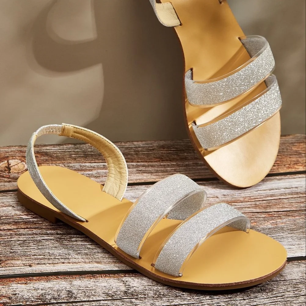 Dropshipping shoes summer glitter womens sandals guangzhou flat shoes buckle strap casual trendy sandals
Dropshipping shoes summer glitter womens sandals guangzhou flat shoes buckle strap casual trendy sandals