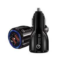 Fast Charging Car Charger 3.0 QC 3.0 Dual USB Quick Charging Adapter Car-Charger Type For Iphone Micro USB C Cable Phone Charger
Fast Charging Car Charger 3.0 QC 3.0 Dual USB Quick Charging Adapter Car-Charger Type For Iphone Micro USB C Cable Phone Charger