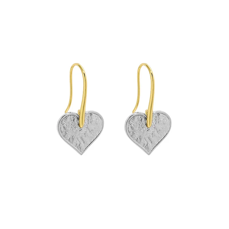 VIANRLA 925 Sterling Silver Jewelry Earrings 18k Gold Plated Trendy Heart Pendant Earring For Women Free Laser Logo Wholesale
VIANRLA 925 Sterling Silver Jewelry Earrings 18k Gold Plated Trendy Heart Pendant Earring For Women Free Laser Logo Wholesale