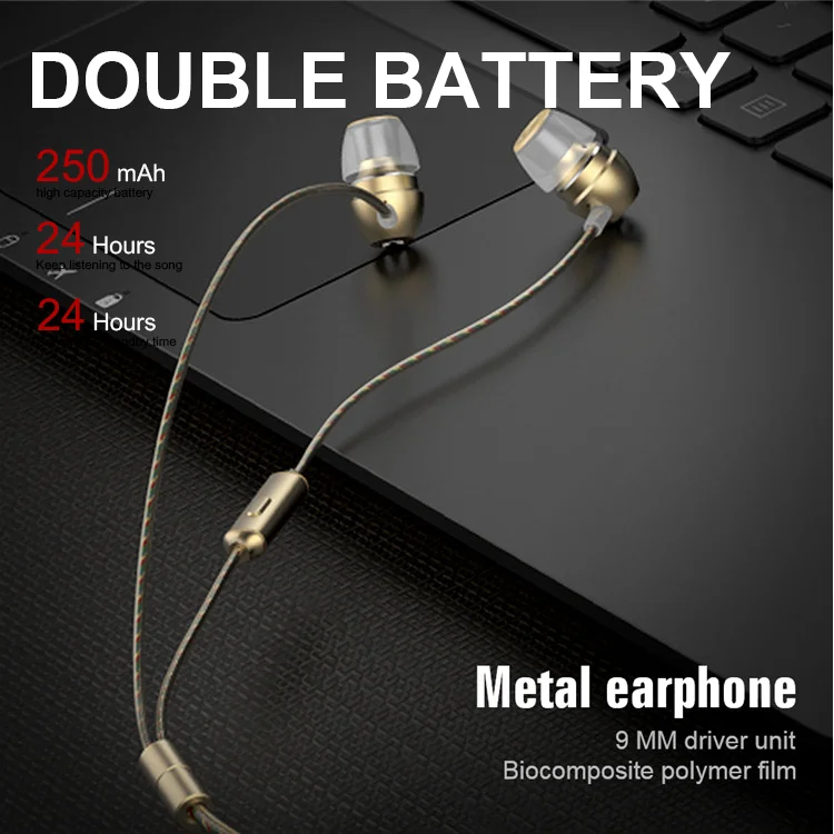 Hot Sale HM7 Mobile Metal Wired Earphones Headphones for Music - ANKUX.COM