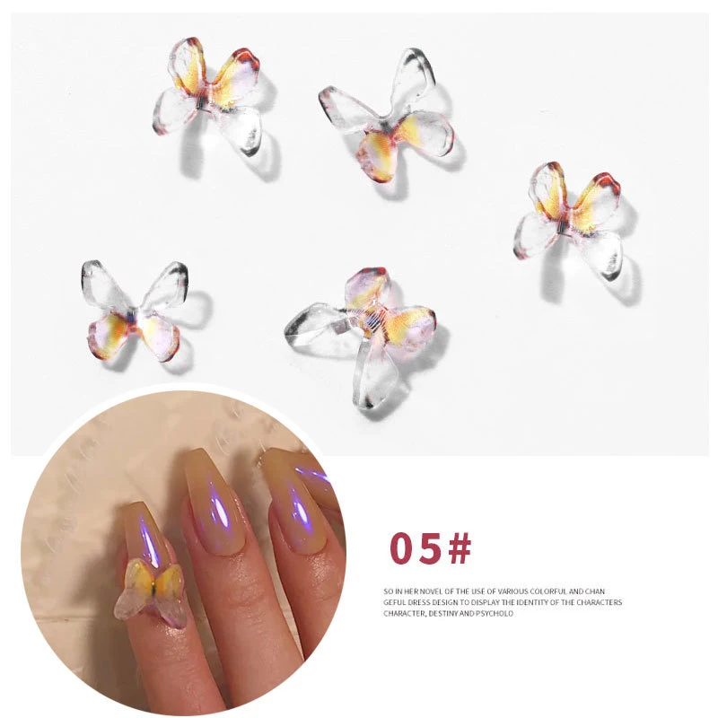 Kid Season Beauty New Fashion Shining rainbow pop butterfly Modelling Nail Supplies, Colorful
Kid Season Beauty New Fashion Shining rainbow pop butterfly Modelling Nail Supplies, Colorful
