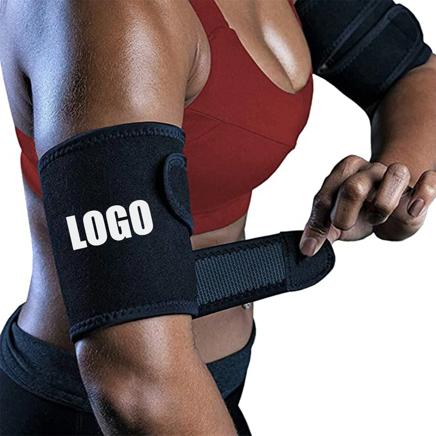 Wholesale custom private label neoprene plus size slimming top arm shapers shapewear