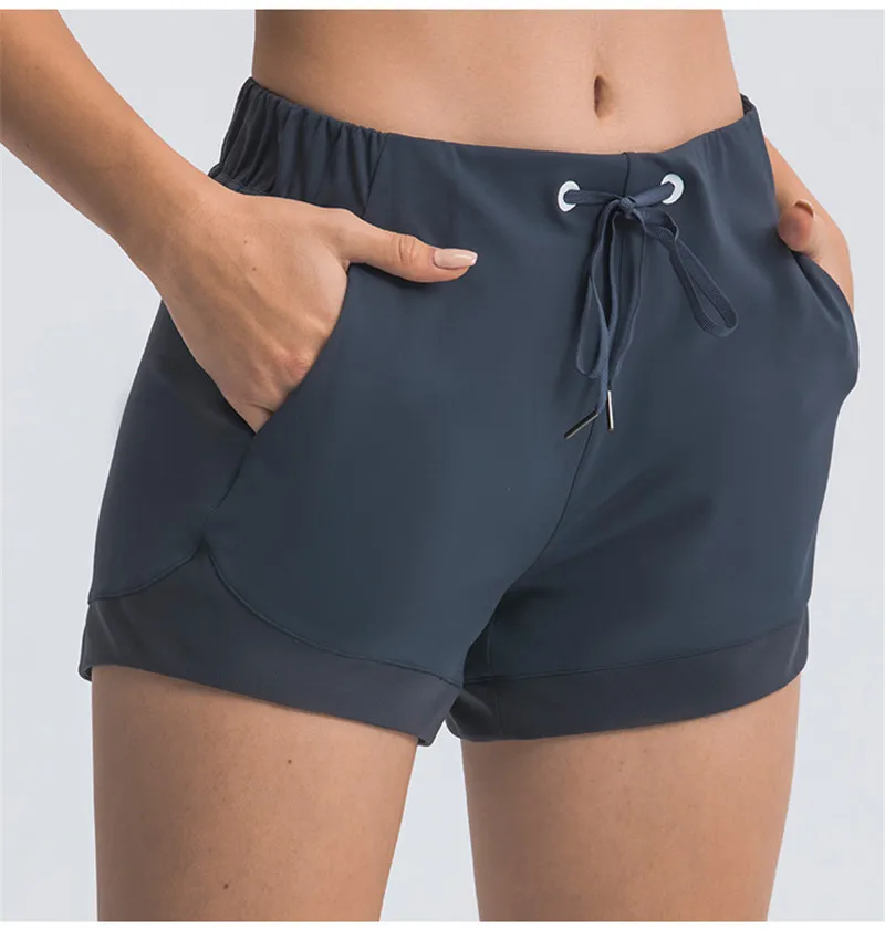 OEM Custom Logo Fitness Drawstring Sports Running Yoga Short Pants Ladies Loose High Waist Training Women Gym Biker Shorts, Green, khaki, red, navy, blue, gray, black
OEM Custom Logo Fitness Drawstring Sports Running Yoga Short Pants Ladies Loose High Waist Training Women Gym Biker Shorts, Green, khaki, red, navy, blue, gray, black