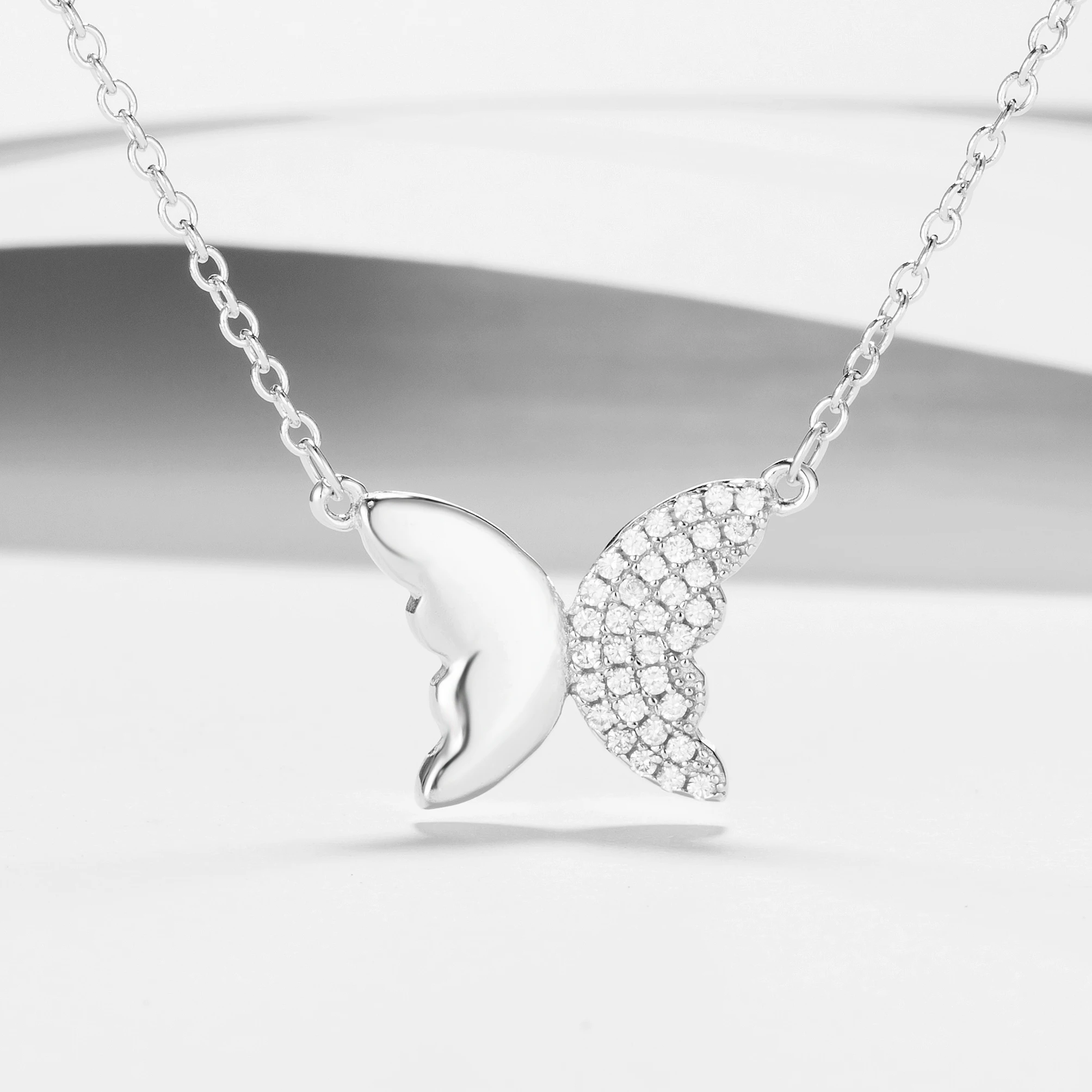 Fashion 100% 925 Sterling Silver Pendant Necklace Silver Butterfly Necklace Fit Women Jewelry Valentine Day Gift
Fashion 100% 925 Sterling Silver Pendant Necklace Silver Butterfly Necklace Fit Women Jewelry Valentine Day Gift
