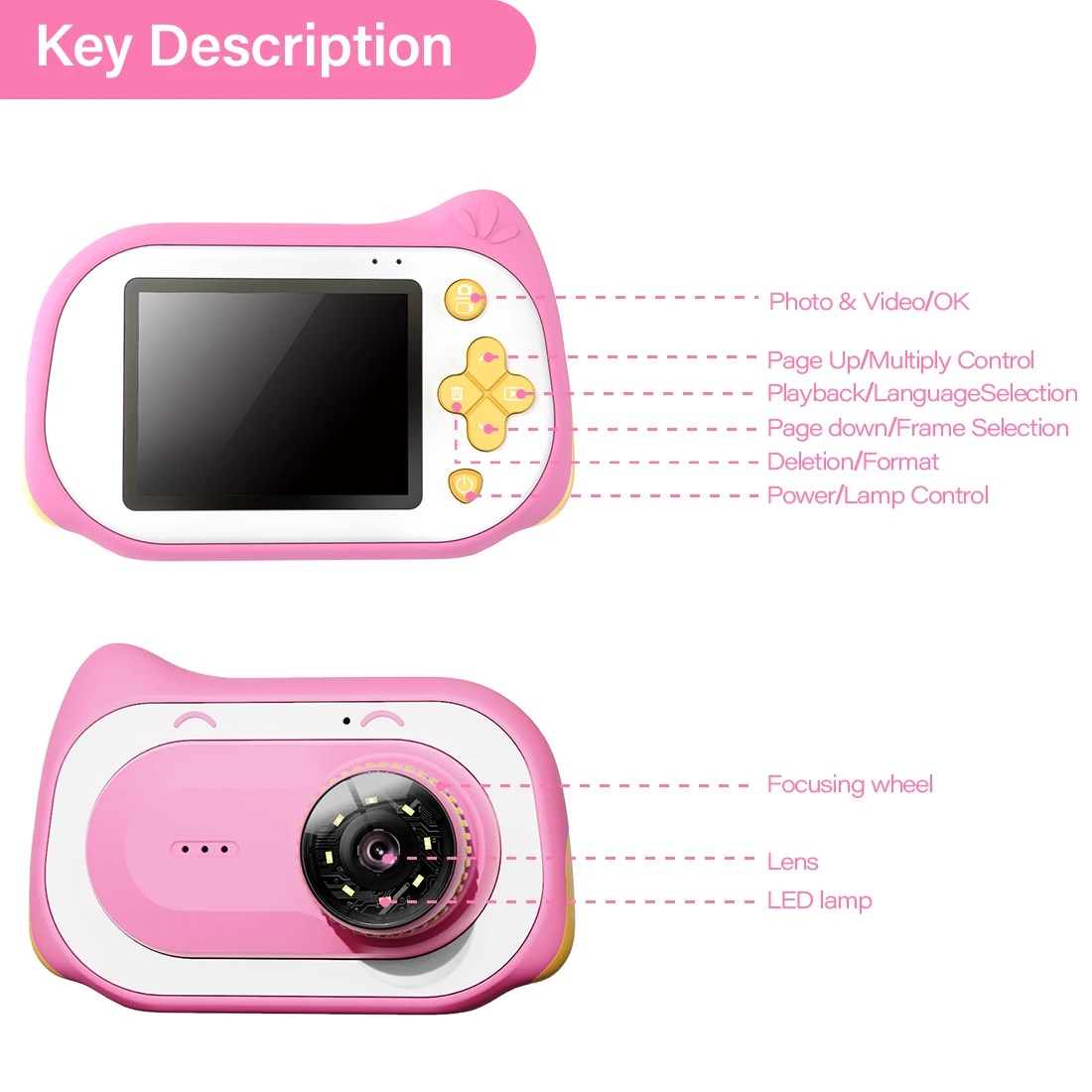 Competitive Price Children Mini Digital 15 Mega Pixels Kids Camera Toys Gift for Boys Girls, Pink/blue
Competitive Price Children Mini Digital 15 Mega Pixels Kids Camera Toys Gift for Boys Girls, Pink/blue
