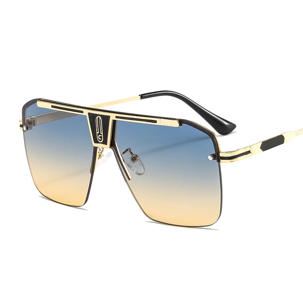 New arrival american male personal oversize square rimless half frame 2021 sunglasses for men
New arrival american male personal oversize square rimless half frame 2021 sunglasses for men