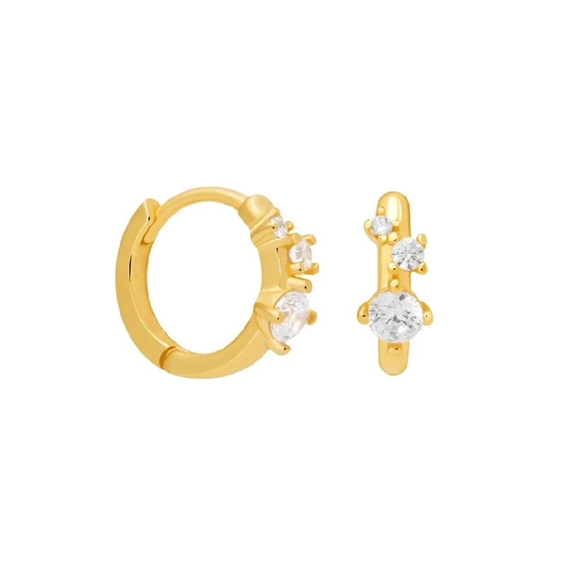 ROXI new hot selling S925 sterling silver trendy round diamond hoop earrings jewelry for women
ROXI new hot selling S925 sterling silver trendy round diamond hoop earrings jewelry for women