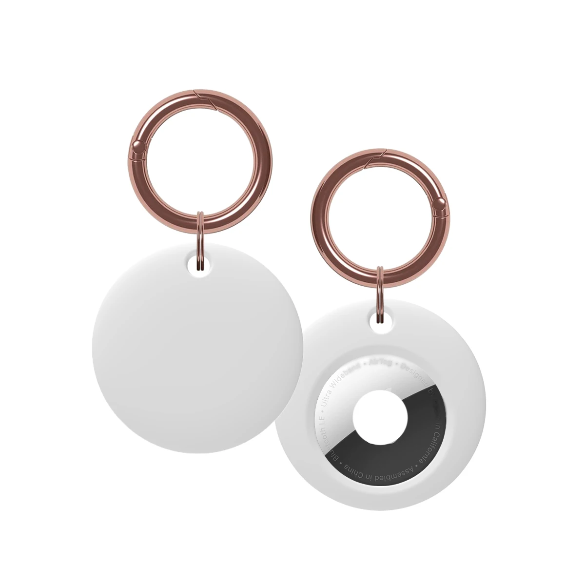 Silicone soft circle pets collar case anti lost tracker device for airtag case keychain, Transparent
Silicone soft circle pets collar case anti lost tracker device for airtag case keychain, Transparent