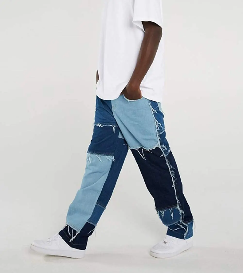 Men's Casual Regular Straight Leg Loose Fit Ripped Slim Fit Denim Jeans, As pictures
Men's Casual Regular Straight Leg Loose Fit Ripped Slim Fit Denim Jeans, As pictures
