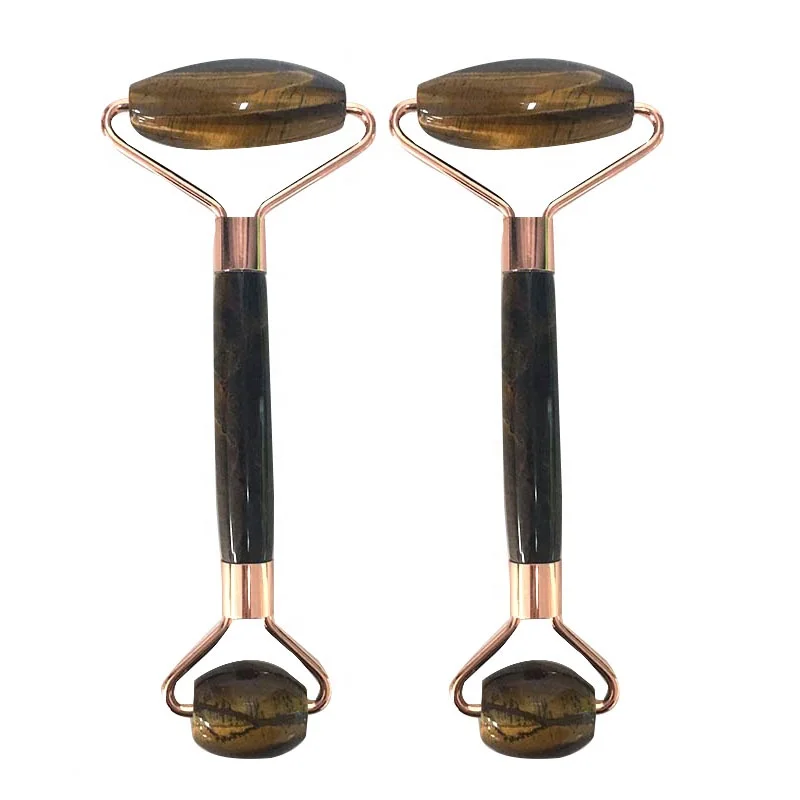 Natural Tiger Eye Stone Crystal Healing Double Roller Stick Jade Face Beauty Massage Roller
Natural Tiger Eye Stone Crystal Healing Double Roller Stick Jade Face Beauty Massage Roller