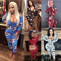 New Arrival Sexy Bodycon Christmas Funny Print One piece Jumpsuit Women Clothing 2019 Zipper Jumpsuit Romper
New Arrival Sexy Bodycon Christmas Funny Print One piece Jumpsuit Women Clothing 2019 Zipper Jumpsuit Romper