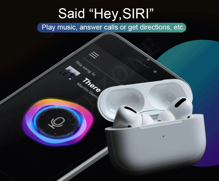 2019 Portable TWS wireless bluetooth headphones for Airpods pro with wireless charging case - ANKUX.COM