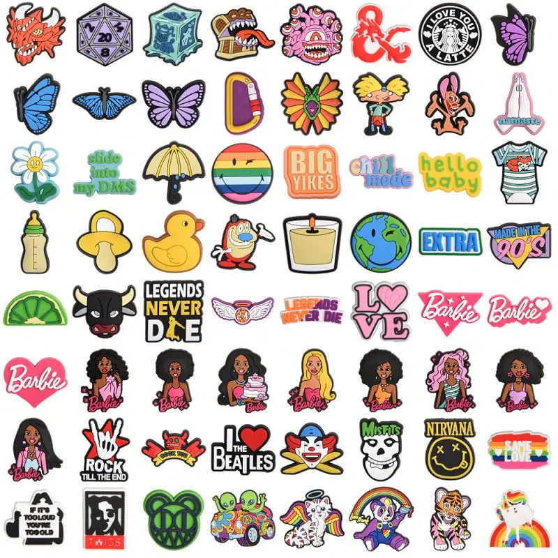 Cartoon Kids Shoes Buckle Accessories Buttons Sandals PVC Soft Garden Shoe Charms for kids' DIY Shoes Decorations
Cartoon Kids Shoes Buckle Accessories Buttons Sandals PVC Soft Garden Shoe Charms for kids' DIY Shoes Decorations