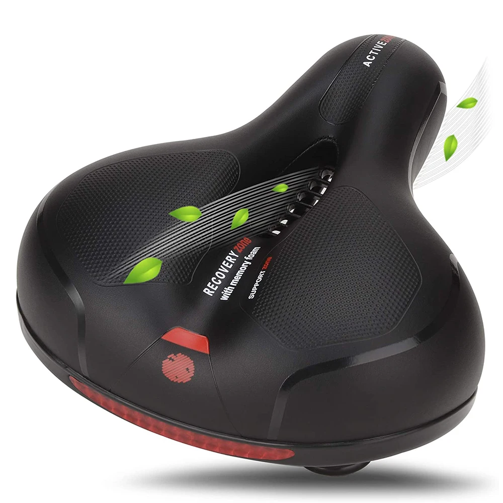 Bike Seat Women Men Bicycle Saddle Replacement Padded Soft Bike Cushion with Dual-Shock Absorbing Bicycle Seat, Black blue/black red/black yellow
Bike Seat Women Men Bicycle Saddle Replacement Padded Soft Bike Cushion with Dual-Shock Absorbing Bicycle Seat, Black blue/black red/black yellow