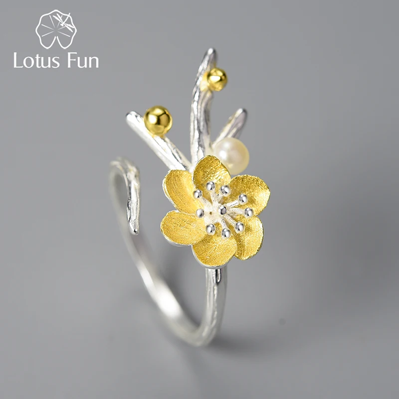 Wholesale Price Natural Pearl Adjustable 925 Sterling Silver Rings For Women Plum and Snowflake Original Design Fine Jewelry
Wholesale Price Natural Pearl Adjustable 925 Sterling Silver Rings For Women Plum and Snowflake Original Design Fine Jewelry