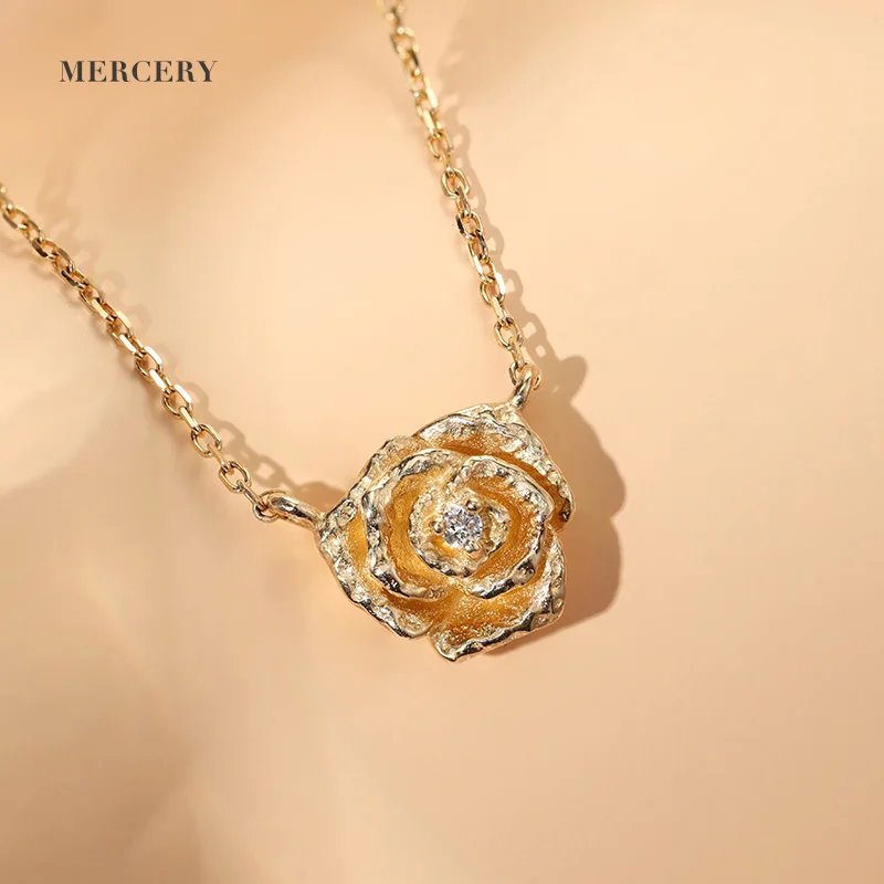 Solid 14K Yellow Gold Personalizzate Pendant Flower Rose Shaped Diamond Female Necklace
Solid 14K Yellow Gold Personalizzate Pendant Flower Rose Shaped Diamond Female Necklace