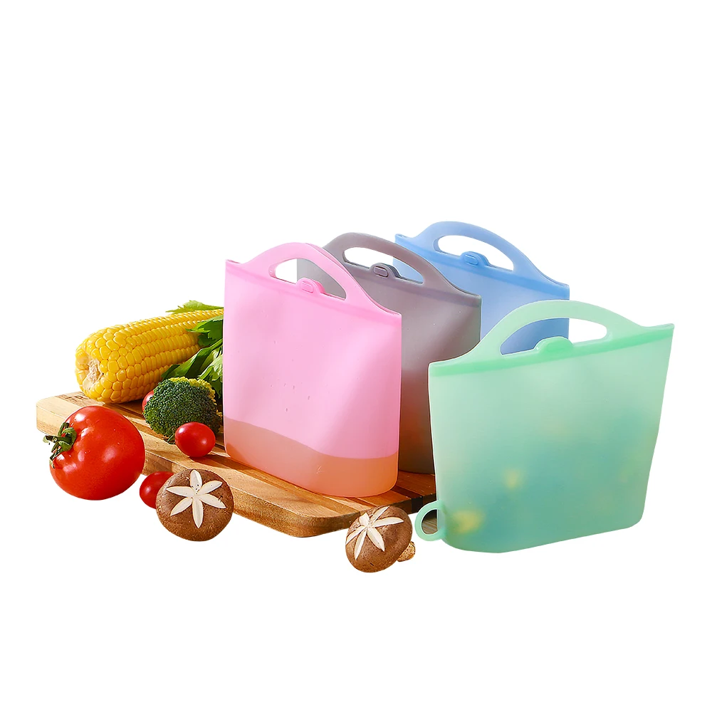 1000ml Reusable Vacuum Seal Food Fresh Bag Silicone Storage Containers Refrigerator Bag Kitchen Tool
1000ml Reusable Vacuum Seal Food Fresh Bag Silicone Storage Containers Refrigerator Bag Kitchen Tool