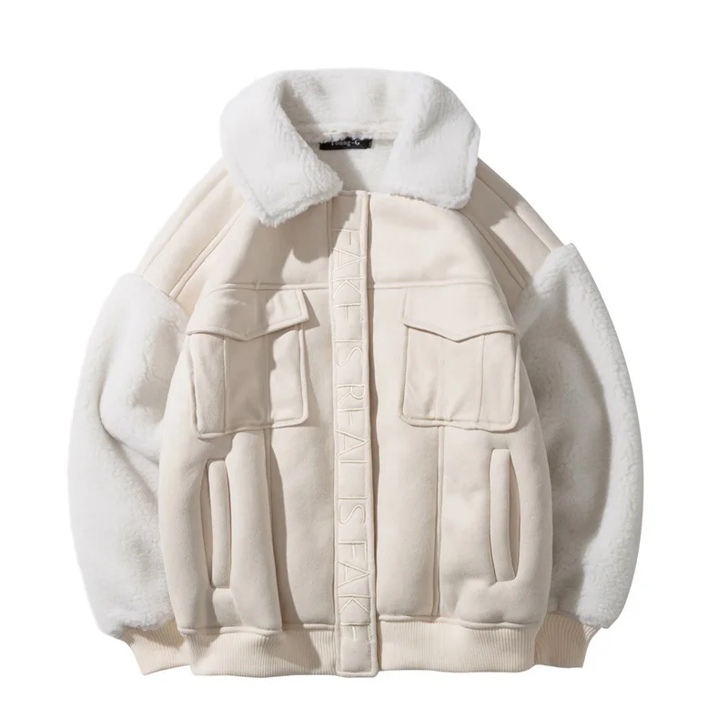 Winter Coat Fashion Long Sleeves Unisex Jacket Winter Warm Fur Lining Jackets Plus Size Bomber Men Jacket for Winter
Winter Coat Fashion Long Sleeves Unisex Jacket Winter Warm Fur Lining Jackets Plus Size Bomber Men Jacket for Winter