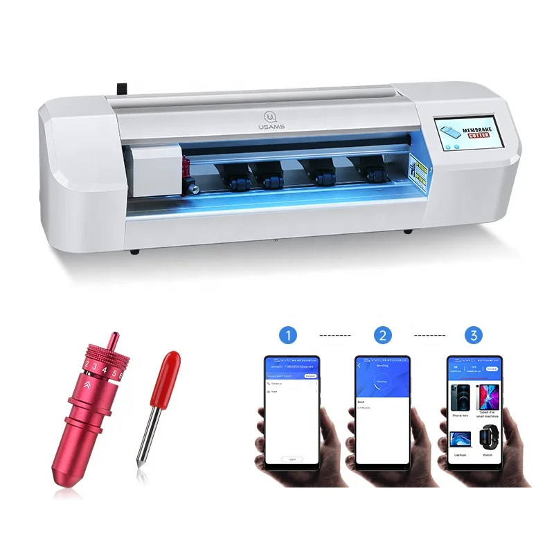 USAMS 2020 New Arrived Soft Material TPU Film Mobile Phone Screen Film Protector Cutting Machine, White
USAMS 2020 New Arrived Soft Material TPU Film Mobile Phone Screen Film Protector Cutting Machine, White