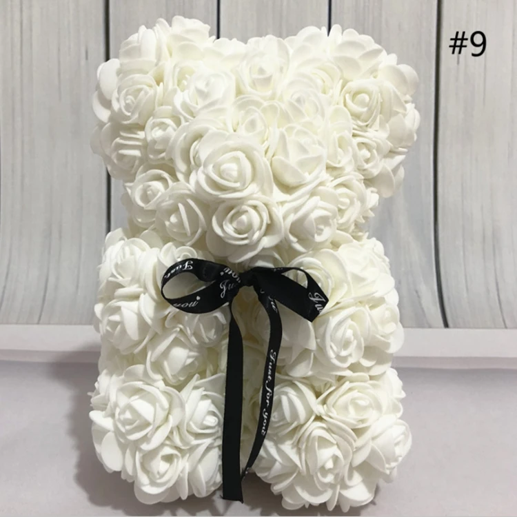 gift 25cm rose bear wedding party decoration valentines day