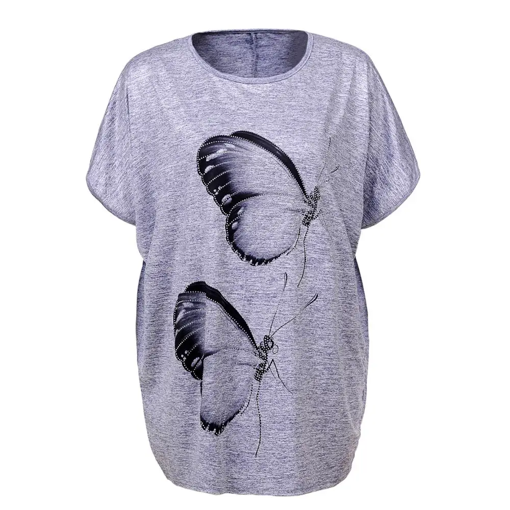 Women's 2020 Casual Streetwear Summer Short Sleeve Knitted T shirts Ladies Fashion Butterfly O-neck Tee Tops
Women's 2020 Casual Streetwear Summer Short Sleeve Knitted T shirts Ladies Fashion Butterfly O-neck Tee Tops
