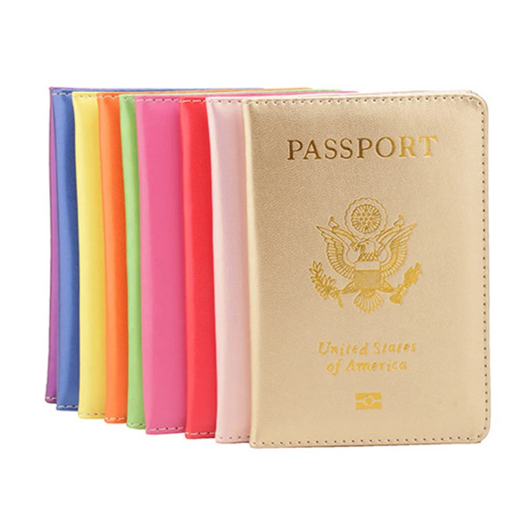 WholesaleThe United States of America Passport Holder Shinny Surface Multi 9 Colors Gold Foiled Debossed Passport Case PU
WholesaleThe United States of America Passport Holder Shinny Surface Multi 9 Colors Gold Foiled Debossed Passport Case PU