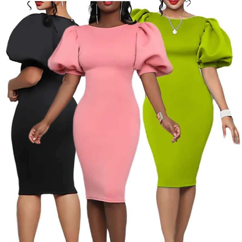 D3012 2022 New Style Summer Dress Puff Sleeve Hip Wrap Sexy Banquet Formal Dresses Evening Fashion Elegant Casual Dresses
D3012 2022 New Style Summer Dress Puff Sleeve Hip Wrap Sexy Banquet Formal Dresses Evening Fashion Elegant Casual Dresses