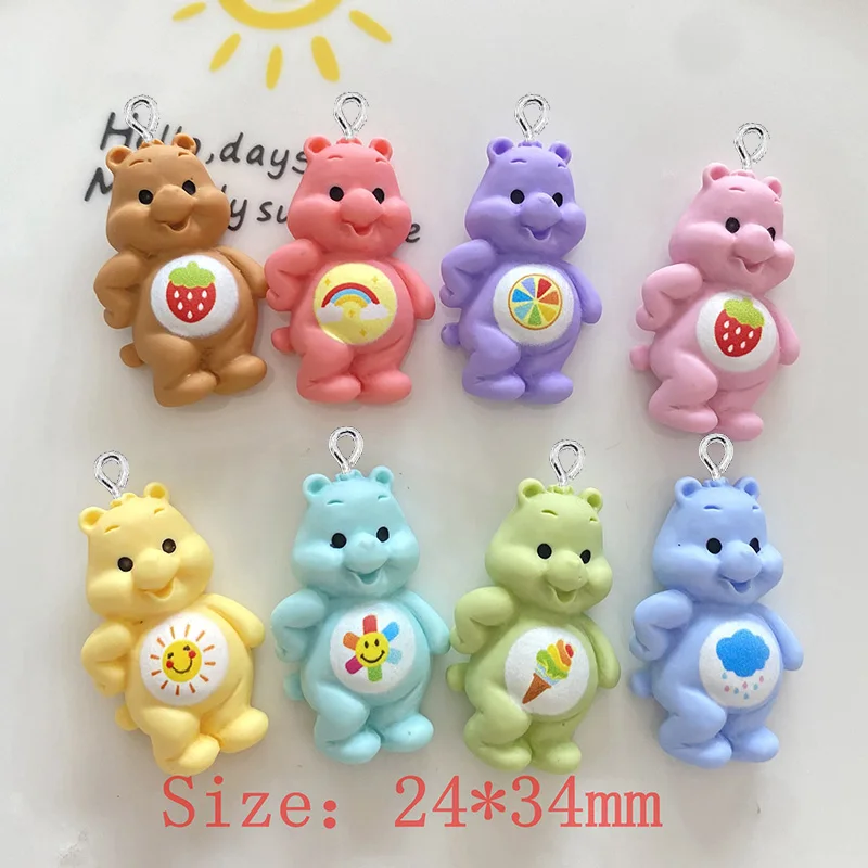 Cartoon Bear Animals Resin Charms Pendant for Jewelry Making Accessories DIY Earrings Necklace Keychain Decoration Crafts
Cartoon Bear Animals Resin Charms Pendant for Jewelry Making Accessories DIY Earrings Necklace Keychain Decoration Crafts
