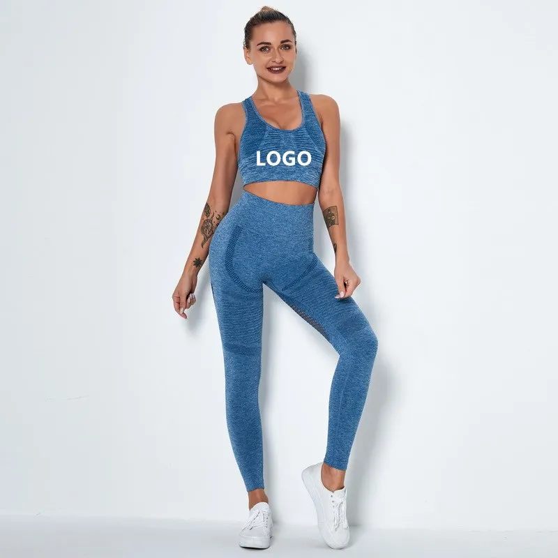 Ladies One Drop Shipping Sports Running Seamless Knitted Beauty Back Bra Yoga Two Pieces Suit, As picture 
Ladies One Drop Shipping Sports Running Seamless Knitted Beauty Back Bra Yoga Two Pieces Suit, As picture