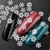 DIY metal snow flake nail art accessories