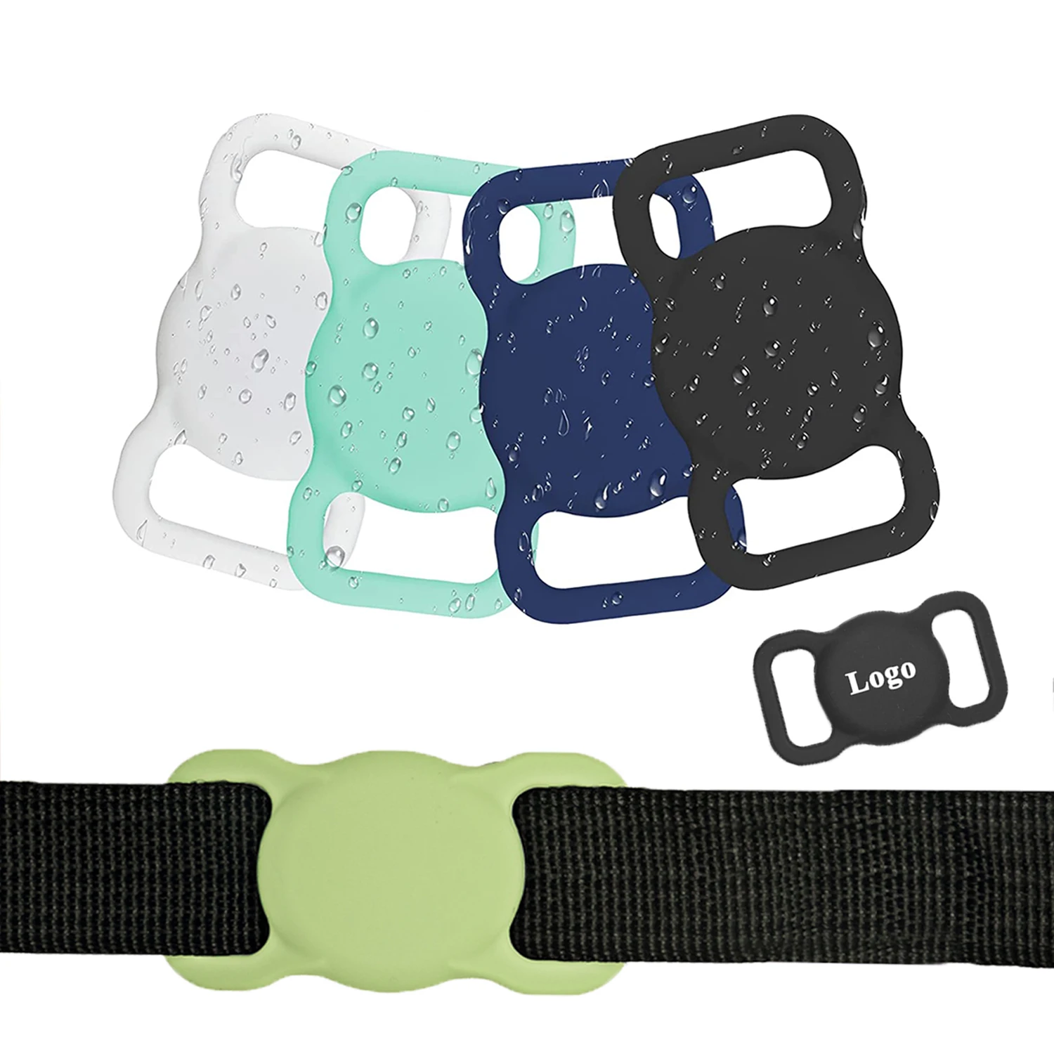 Silicone Case For AirTag Holder Compatible with Airtag Dog Collar Holder Protective Cover Anti-Lost Tracker Finder Protector, As picture
Silicone Case For AirTag Holder Compatible with Airtag Dog Collar Holder Protective Cover Anti-Lost Tracker Finder Protector, As picture