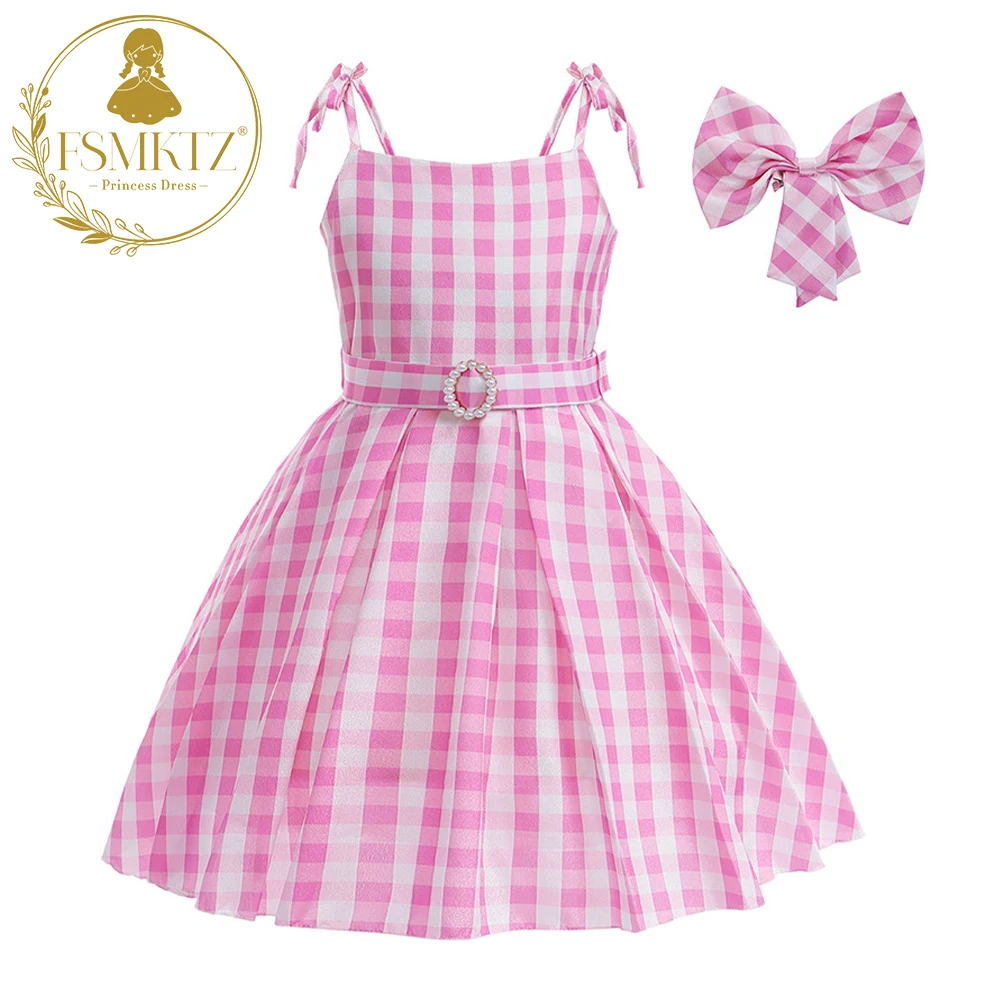 FSMKTZ Popular Style Pink Spaghetti Strap Kids Dress Summer Kids Wear Lovely Girls Dress Cosplay Dresses
FSMKTZ Popular Style Pink Spaghetti Strap Kids Dress Summer Kids Wear Lovely Girls Dress Cosplay Dresses