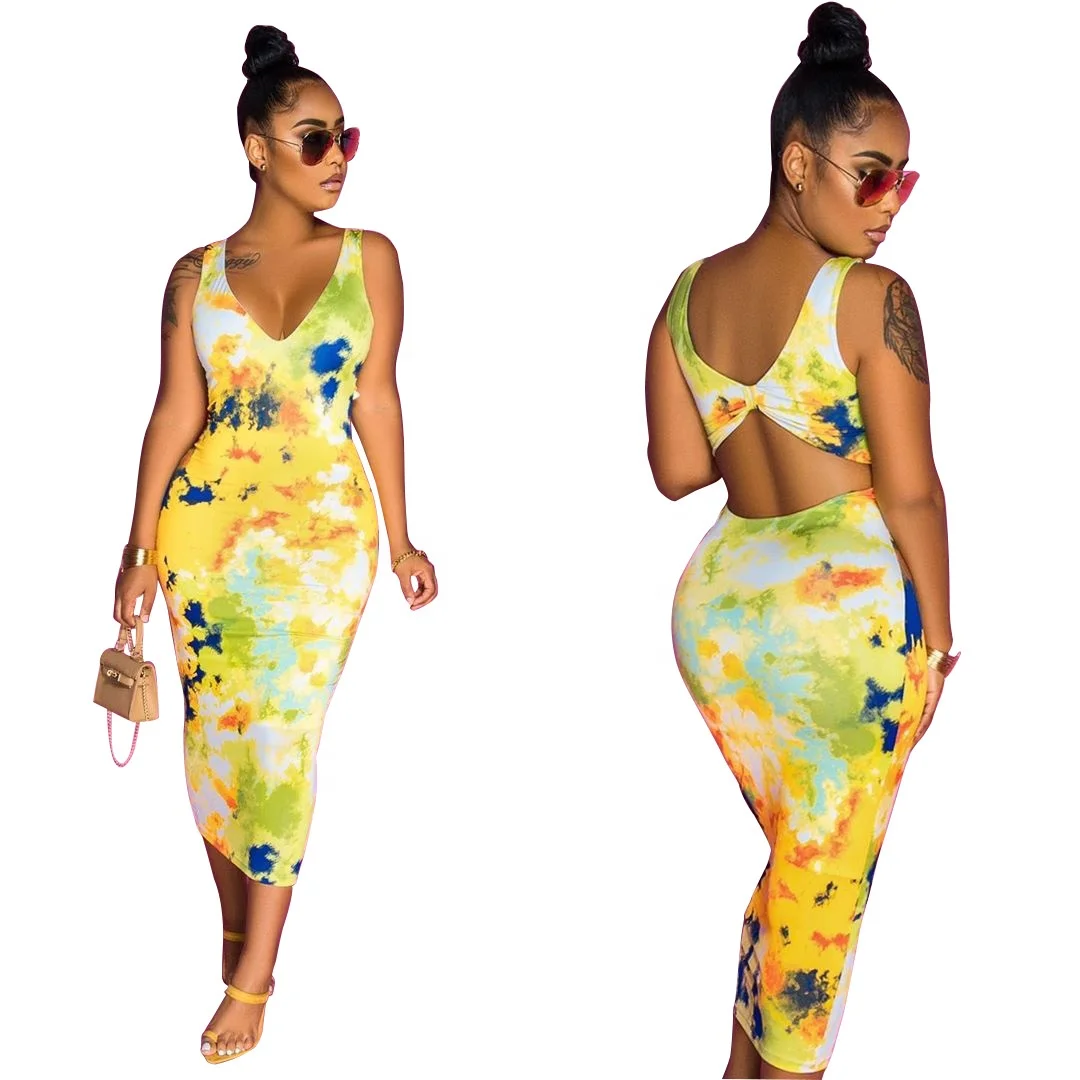 AI03-1178 summer women tie dye dress milk silk sleeveless printed dress mid-long style yellow
AI03-1178 summer women tie dye dress milk silk sleeveless printed dress mid-long style yellow