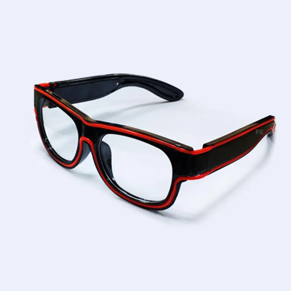 Party Gift Led Neon Glowing Light El Wire Glasses Light Led Sun Glasses Red for Night Club for Women Fashion Sunglasses Unisex, 10 colors
Party Gift Led Neon Glowing Light El Wire Glasses Light Led Sun Glasses Red for Night Club for Women Fashion Sunglasses Unisex, 10 colors