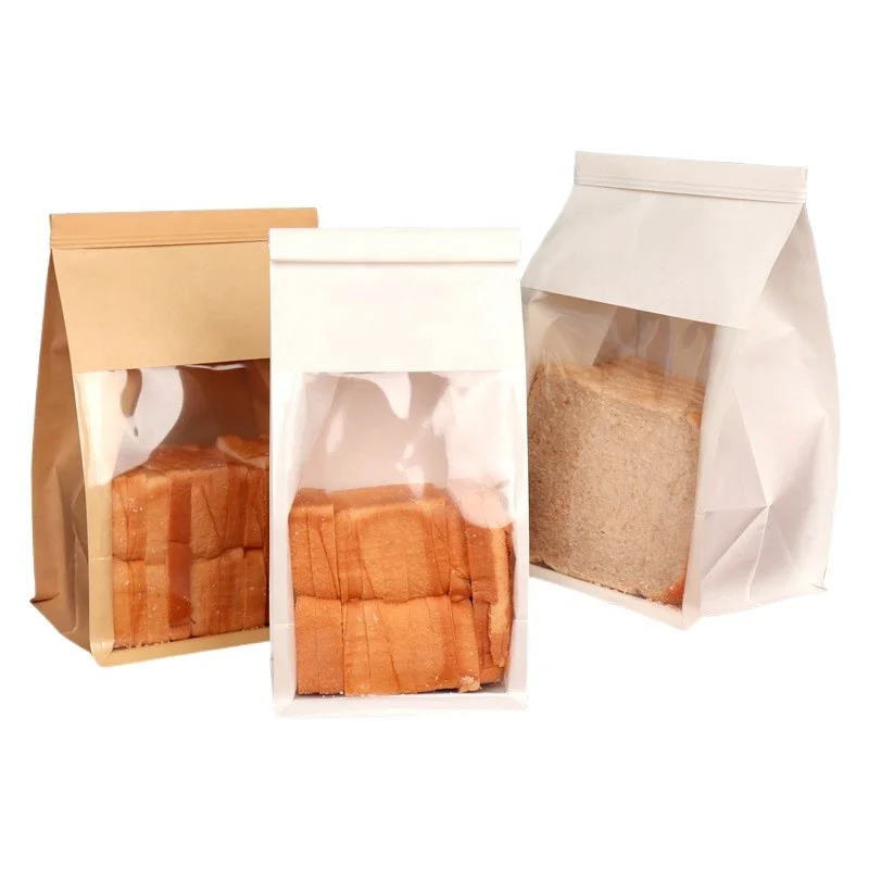

Eco Friendly Washable Coffee Square For Coffee Tea Nut Food Kraft Paper Bag