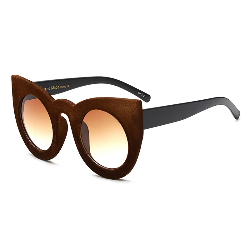 Women's Fashion Velvet Sunglasses 2020 New Brand Designer Cat Eye Sunglasses, Picture colors
Women's Fashion Velvet Sunglasses 2020 New Brand Designer Cat Eye Sunglasses, Picture colors