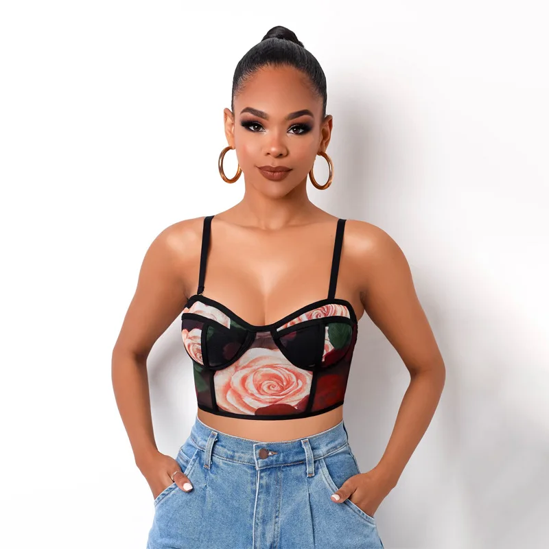 2021 new arrivals summer collection square collar floral printed women fashion crop top
2021 new arrivals summer collection square collar floral printed women fashion crop top