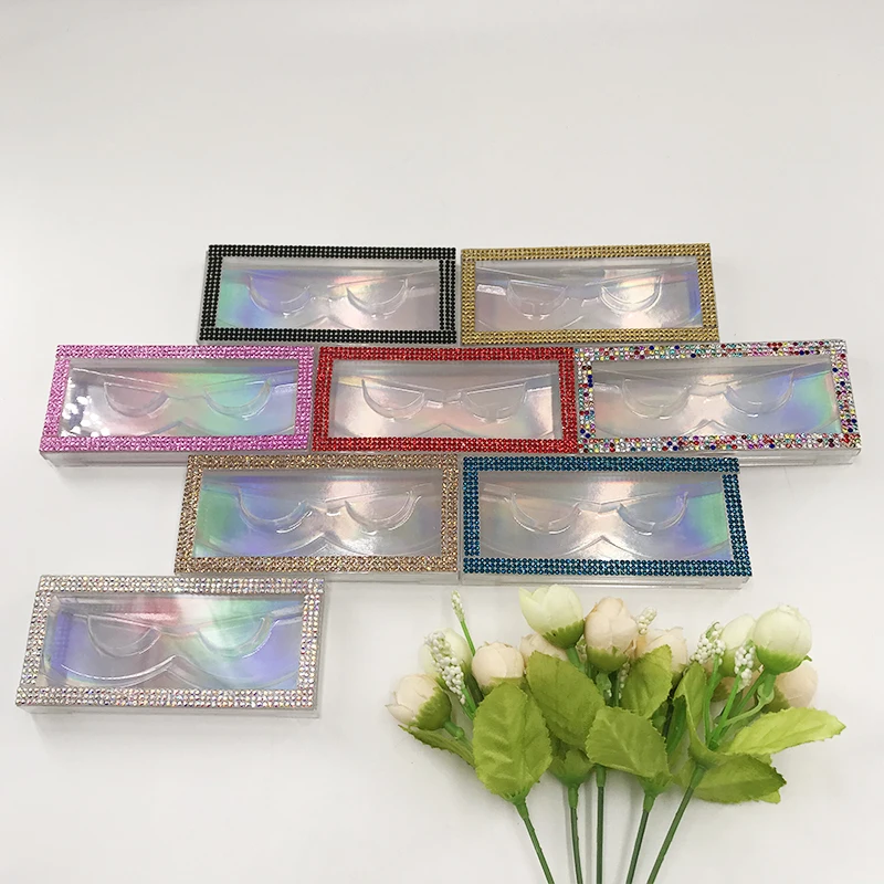Diamond eyelashes box colorful package glitter lash case rhinestones lashes box custom logo
Diamond eyelashes box colorful package glitter lash case rhinestones lashes box custom logo