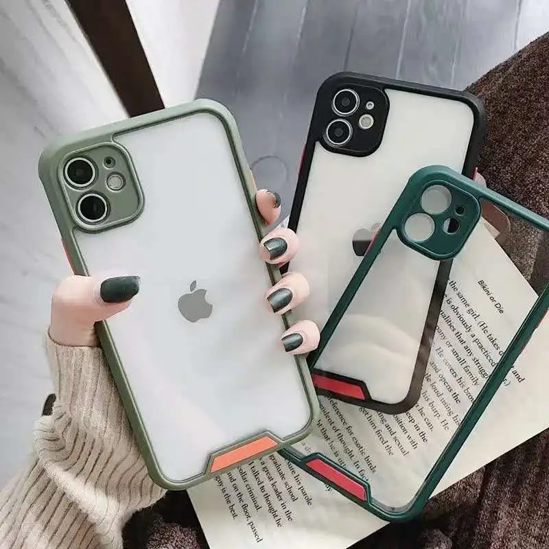 Hot Sale Transparent Multicolor Frame Hybridc Shockproof TPU +Acrylic Phone Case For iphone 12
Hot Sale Transparent Multicolor Frame Hybridc Shockproof TPU +Acrylic Phone Case For iphone 12