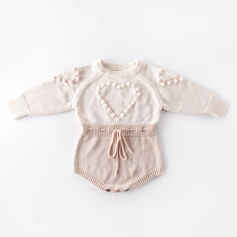 Kids Clothing Baby Clothes Autumn Handmade Love Sweater Knitted Wool Long-Sleeved One-Piece Romper
Kids Clothing Baby Clothes Autumn Handmade Love Sweater Knitted Wool Long-Sleeved One-Piece Romper