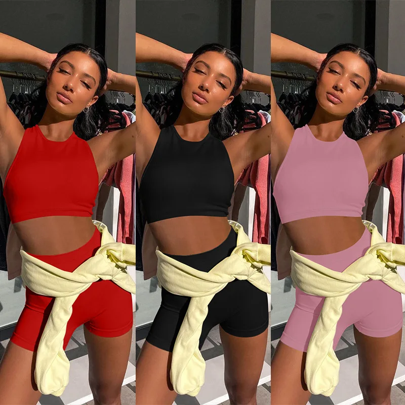 TOB 2020 Women Outfit Breathable Women Two Piece Sets Sleeveless off shoulder Biker Short Two Piece Set AM721
TOB 2020 Women Outfit Breathable Women Two Piece Sets Sleeveless off shoulder Biker Short Two Piece Set AM721