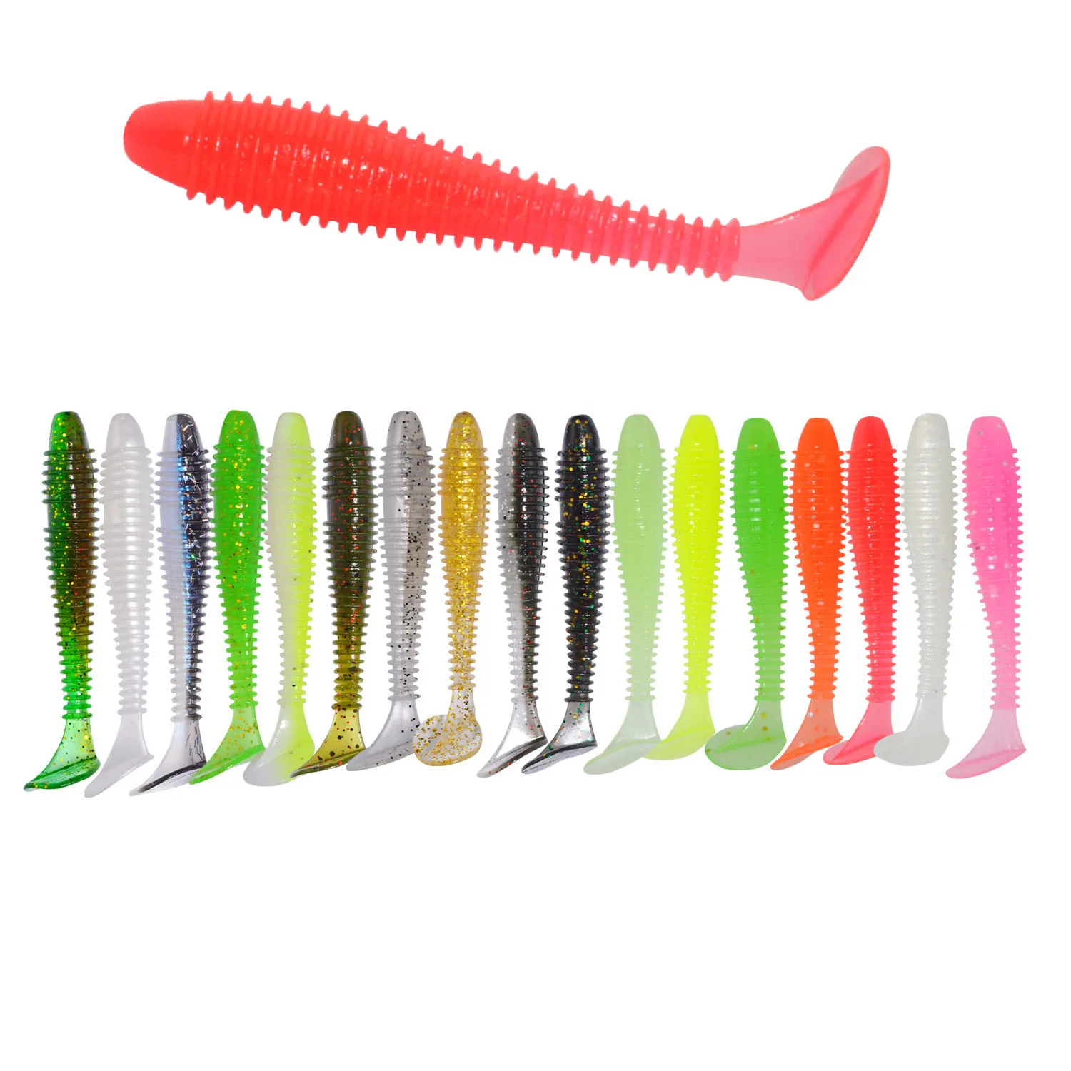 Soft Lure 4cm/0.6g luminous Swimbait Fishing Lure Soft Bait Leurre Souple Shad Wobbler Silicone Bait Trout Fish Lure, 17colors
Soft Lure 4cm/0.6g luminous Swimbait Fishing Lure Soft Bait Leurre Souple Shad Wobbler Silicone Bait Trout Fish Lure, 17colors