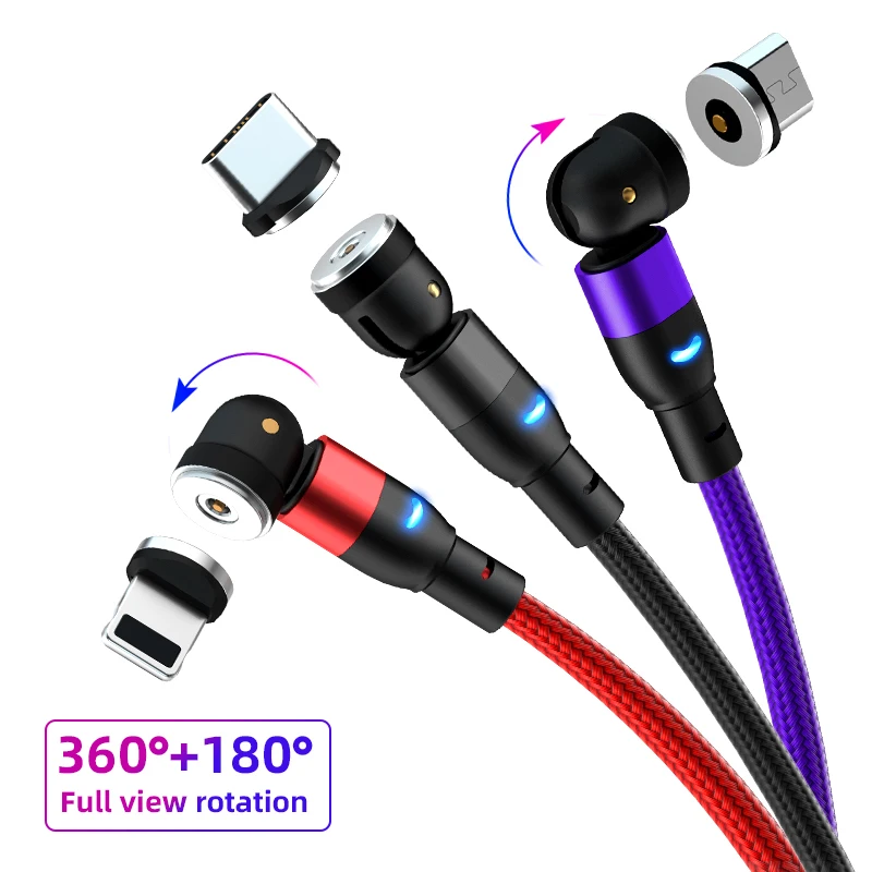 New wholesale charging cable 540 Rotating cable 3 in 1 Magnetic Phone usb Charger cable for ios/micro/type c
New wholesale charging cable 540 Rotating cable 3 in 1 Magnetic Phone usb Charger cable for ios/micro/type c