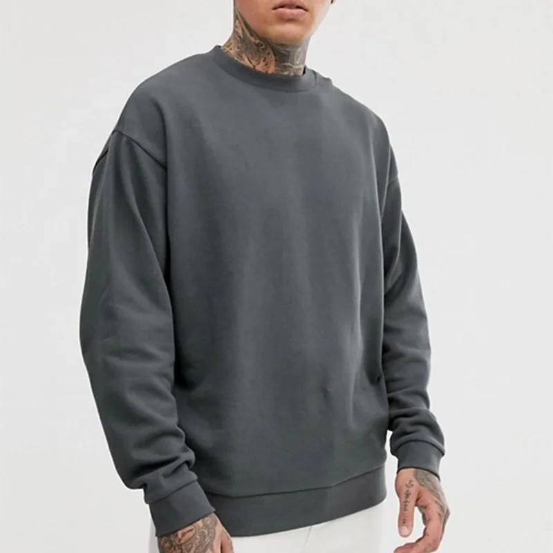 Wholesale High Quality Custom Sweatshirt Drop Shoulder Plain Oversized Crew Neck Sweatshirt
Wholesale High Quality Custom Sweatshirt Drop Shoulder Plain Oversized Crew Neck Sweatshirt