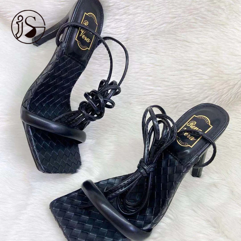 Summer thin heel lace-up women's high heel shoes European and American fashion hot sale women's slippers, Requirement
Summer thin heel lace-up women's high heel shoes European and American fashion hot sale women's slippers, Requirement